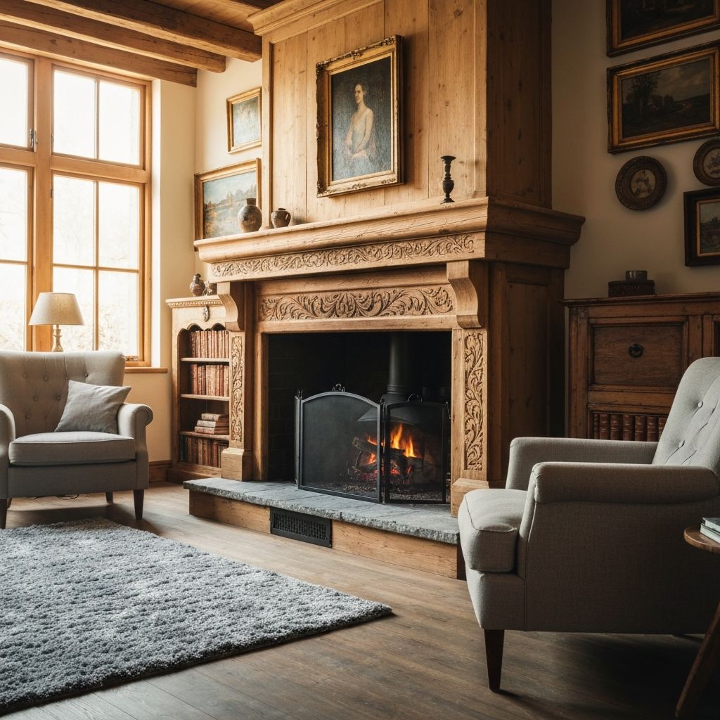 Decorative fibrous plaster ceiling rose installation