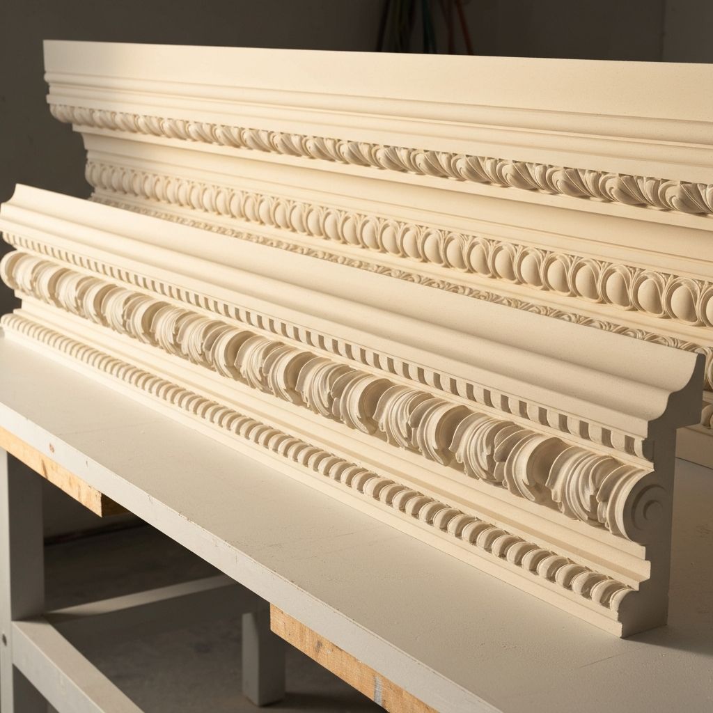 Detailed plaster mould reproduction process